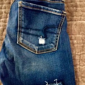 American Eagle distressed soft jean